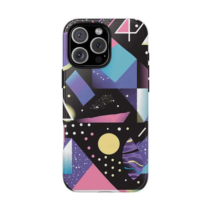 Geometrisch Vaporwave Abstract Patroon