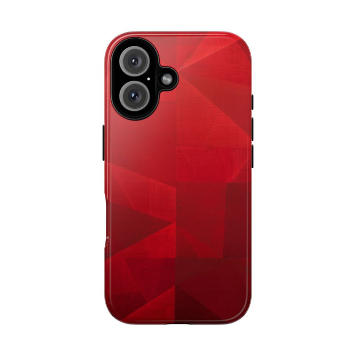 Rood Geometrisch Abstract Ontwerp