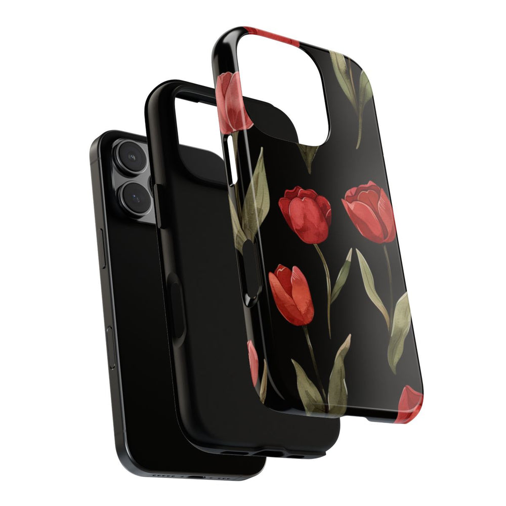 Rode Tulp Bloemenpatroon
