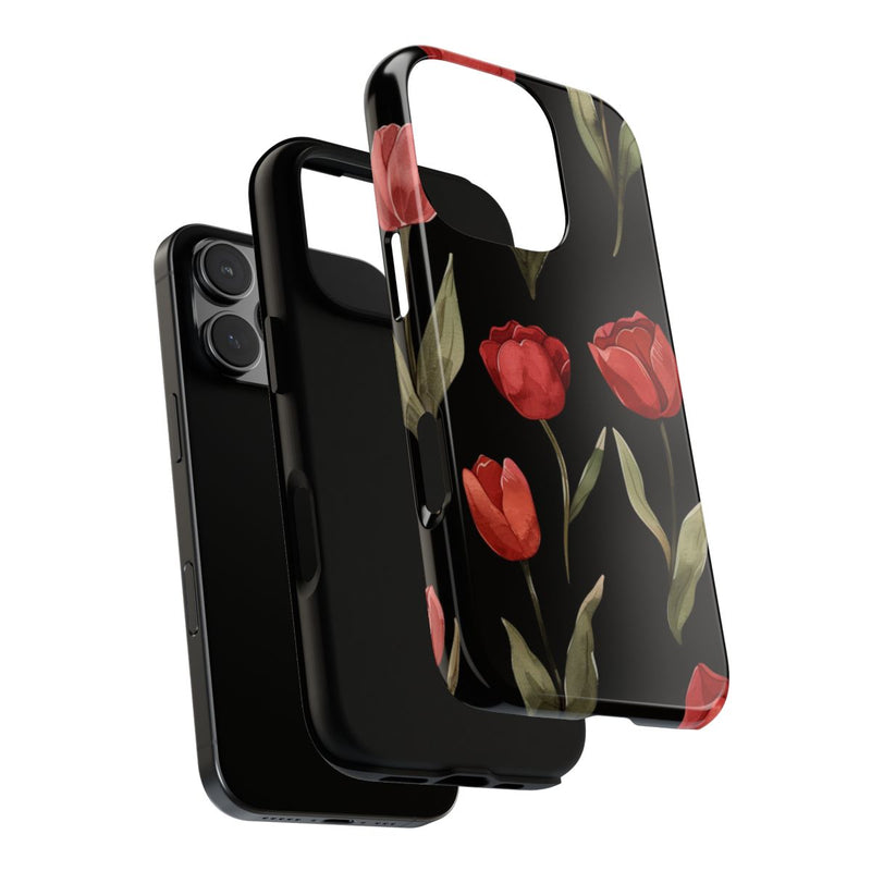 Rode Tulp Bloemenpatroon
