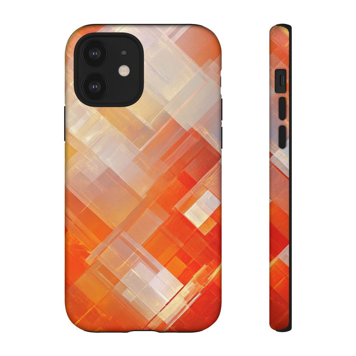 Abstract Geometrisch Oranje Patroon