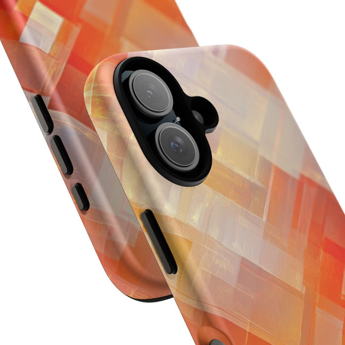 Abstract Geometrisch Oranje Patroon