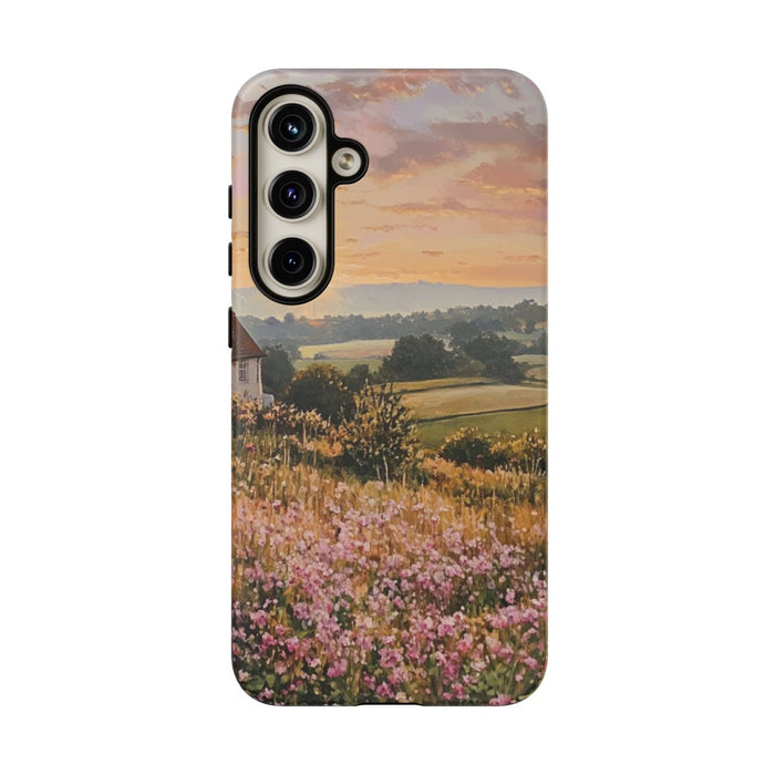 Landelijk Ochtendlandschap met Bloemen