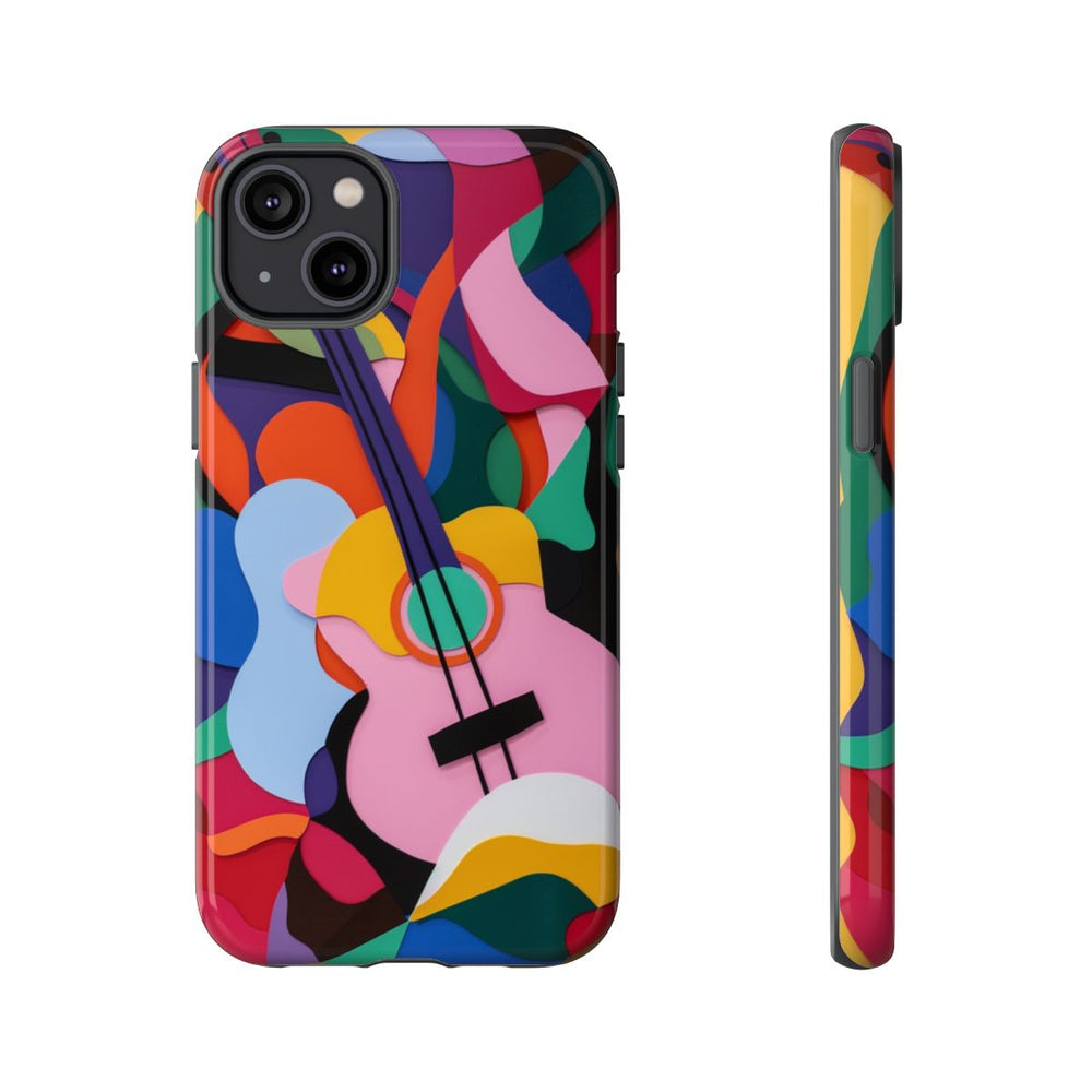 Kleurrijke Abstracte Gitaar