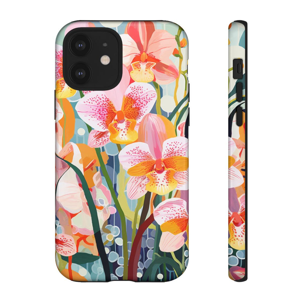 Kleurrijke Orchideeën Illustratie