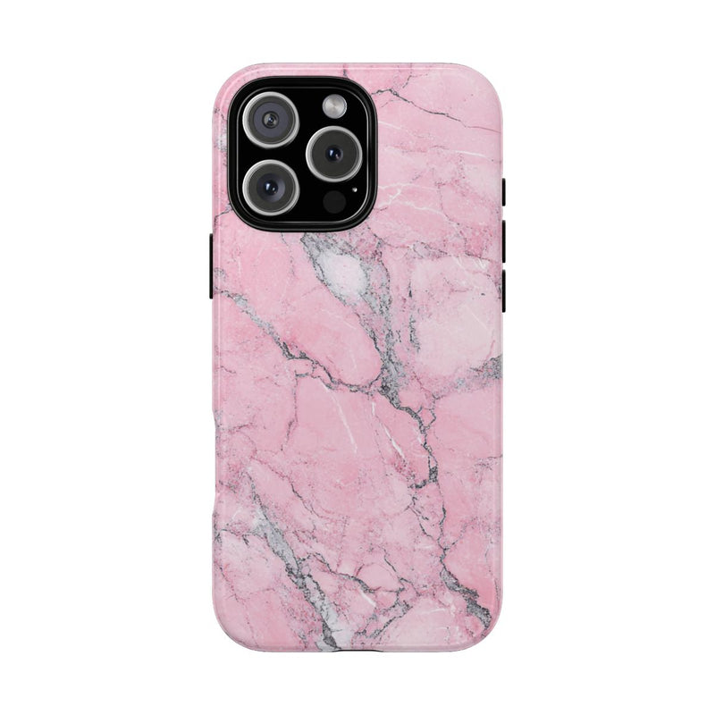 Roze Marmerstructuur met Glanzende Afwerking