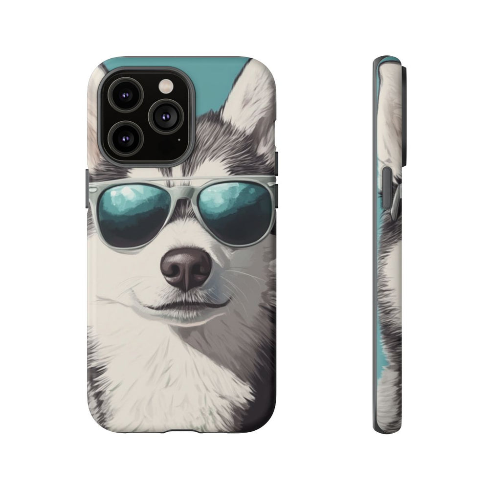 Stoere Husky met Zonnebril