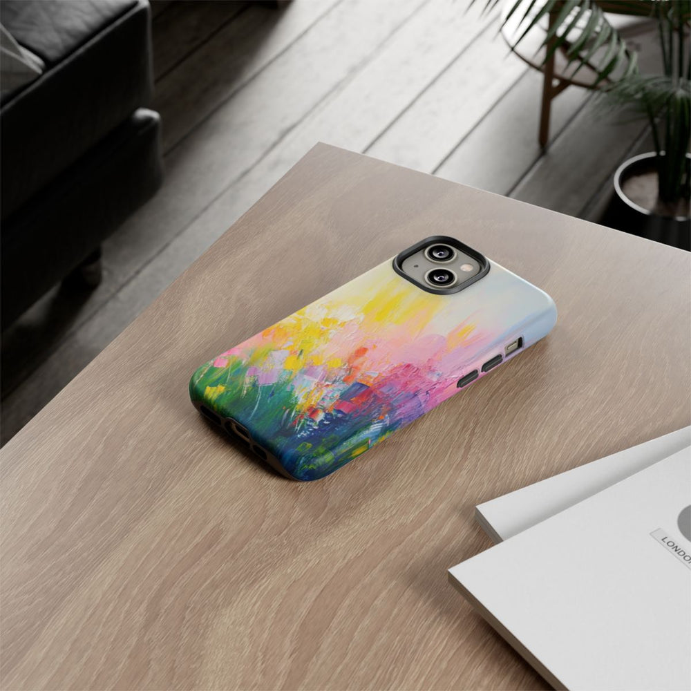 Abstracte Kleurrijke Verfstreken