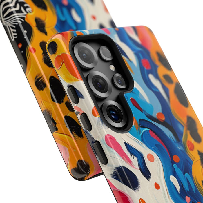 Abstract Kleurrijk Zebra Patroon