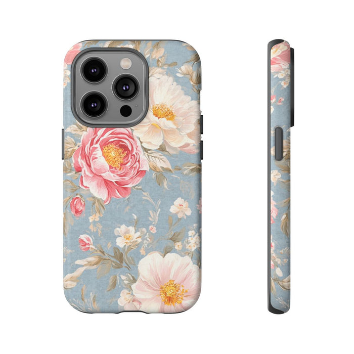 Romantisch Roze-Wit Bloemenpatroon