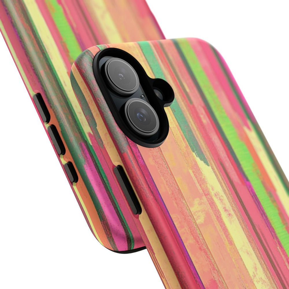 Levendige Verticale Strepen Abstracte Kunst