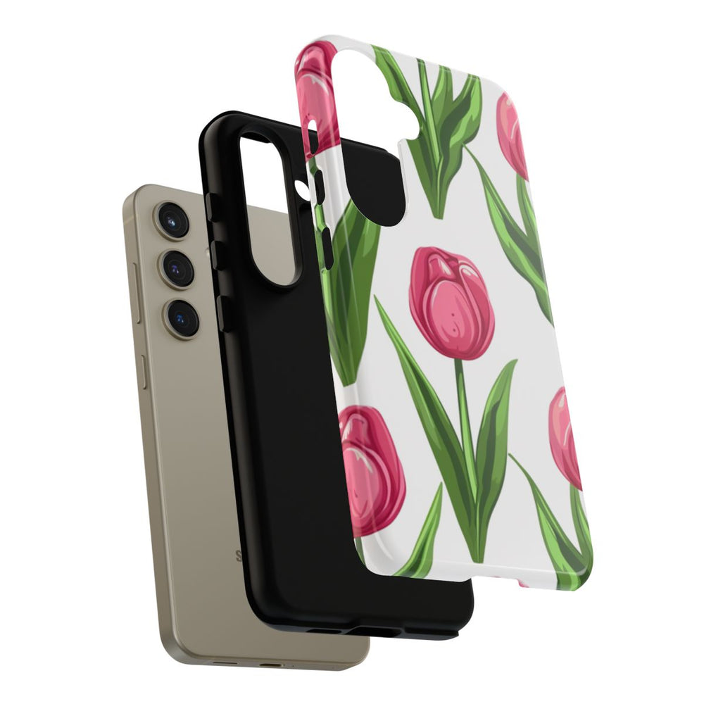Roze Tulp Bloemenpatroon