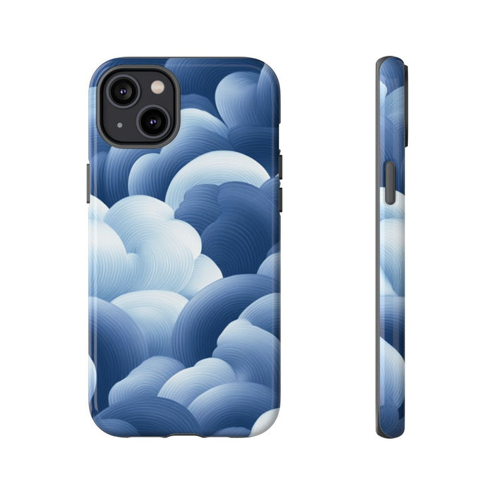 Blauw-Wit Wolkenpatroon