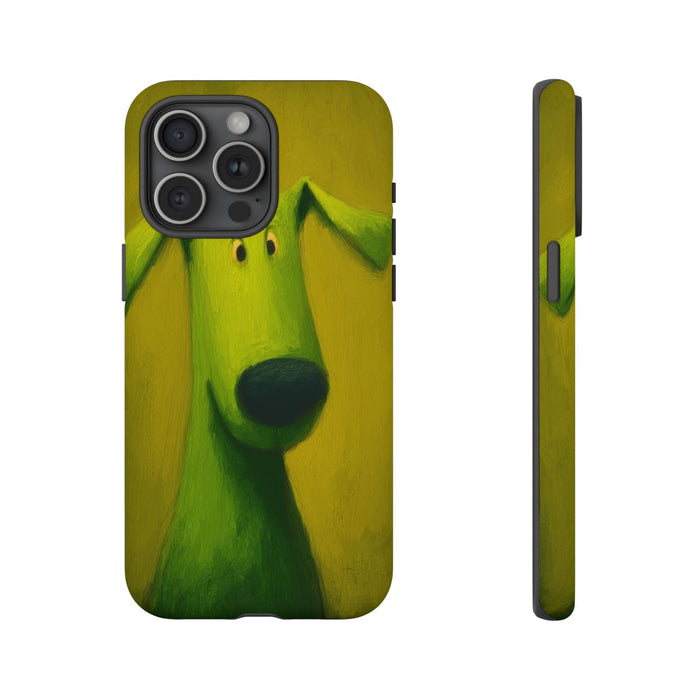 Groene Hond Mat Sterk Hoesje
