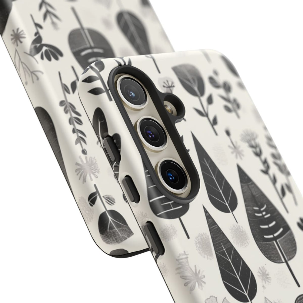 Monochroom Botanisch Patroon