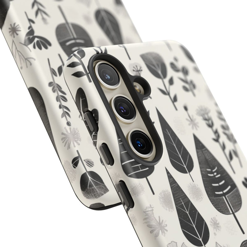 Monochroom Botanisch Patroon