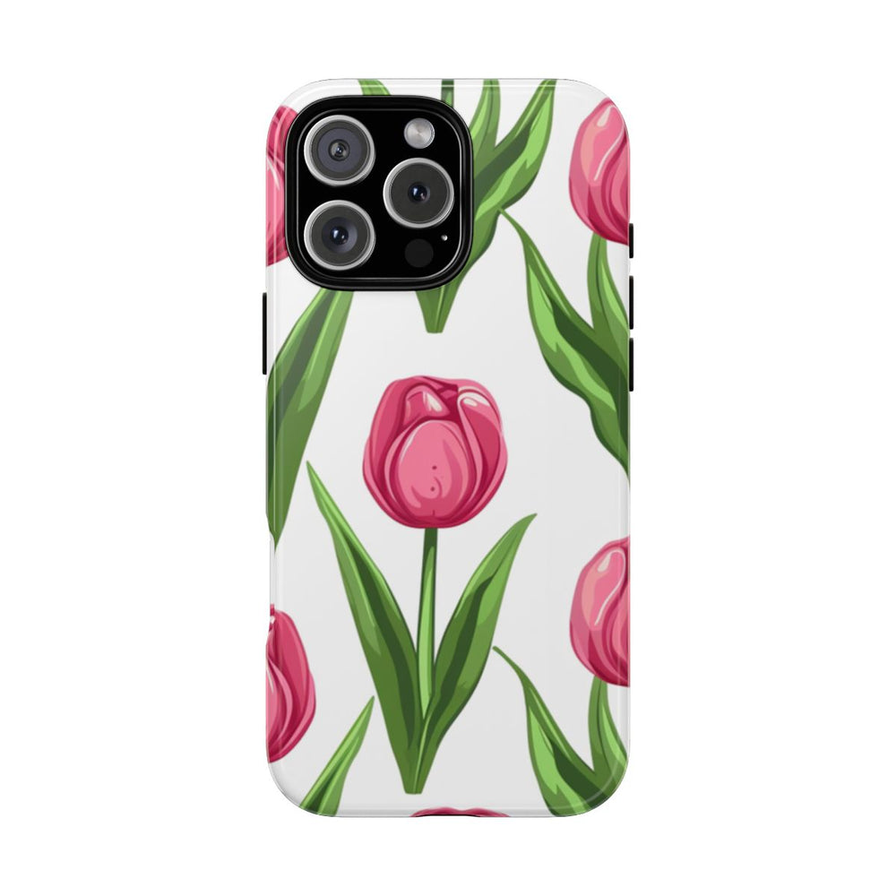 Roze Tulp Bloemenpatroon