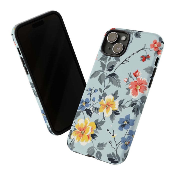 Vintage Bloemenpatroon in Pasteltinten
