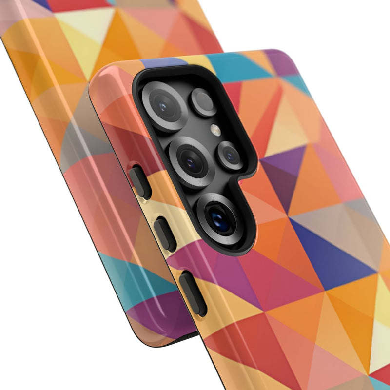 Kleurrijk Geometrisch Hoekpatroon