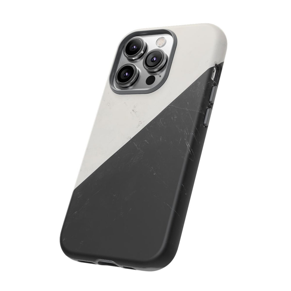 Zwart-Wit Driehoek Vlag Ontwerp