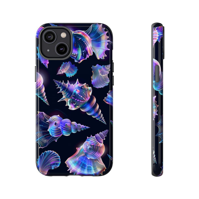 Neon Pastel Schelpenpatroon