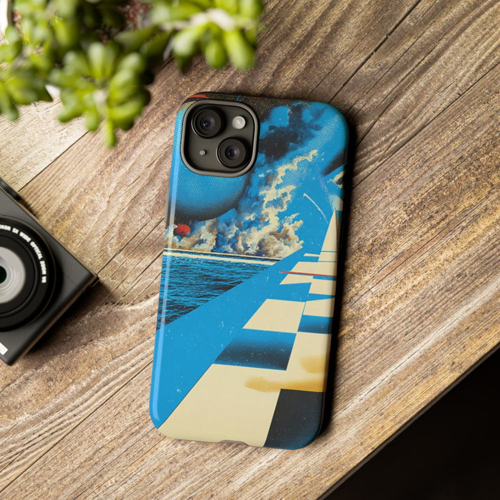 Surrealistische Geometrische Oceaanscène