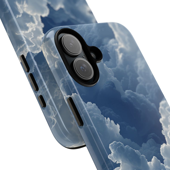 3D Blauw Wolkenpatroon