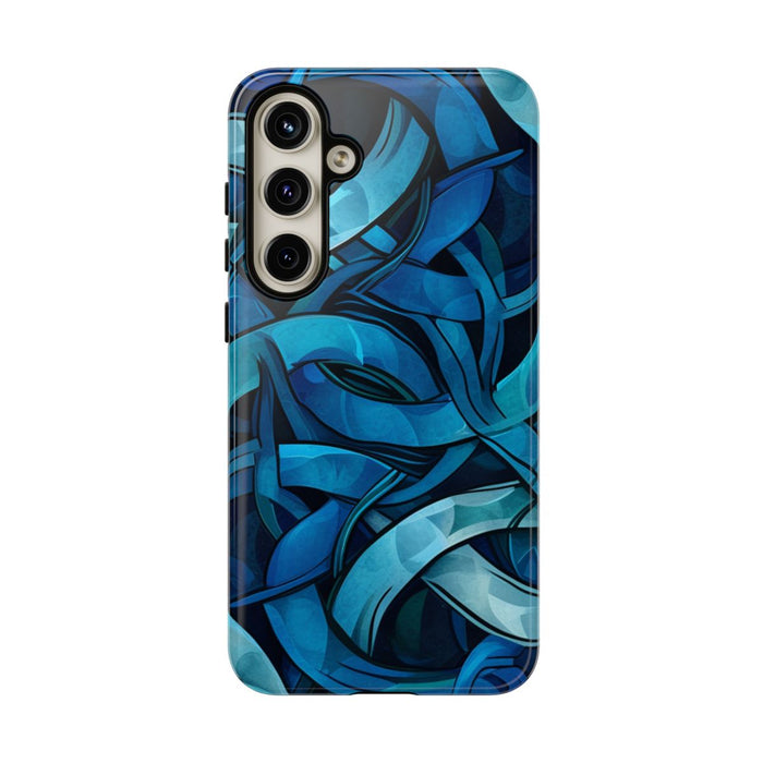 Blauw Keltisch Knoopmotief