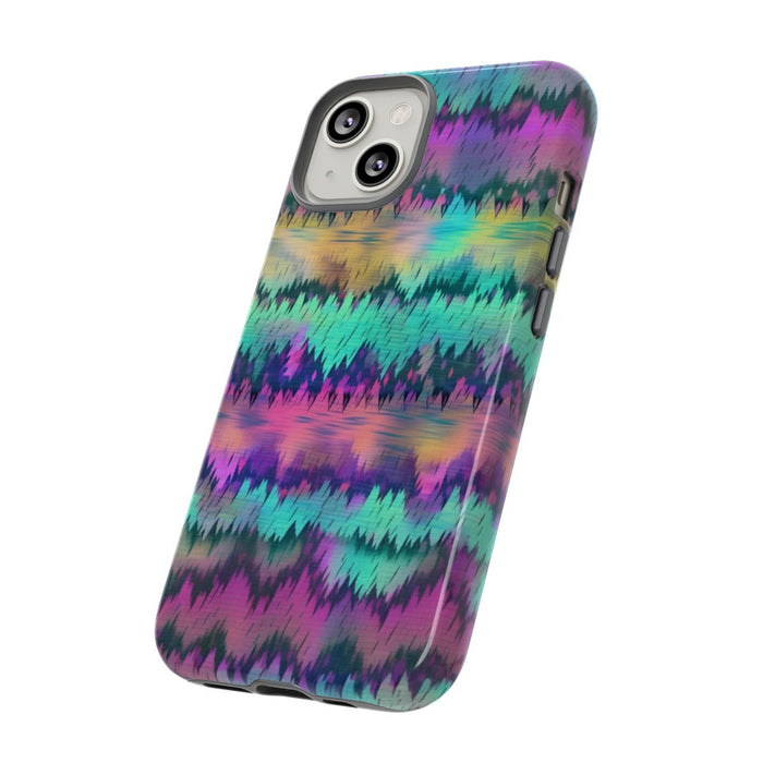 Kleurrijk Glitch Patroon Abstract Design