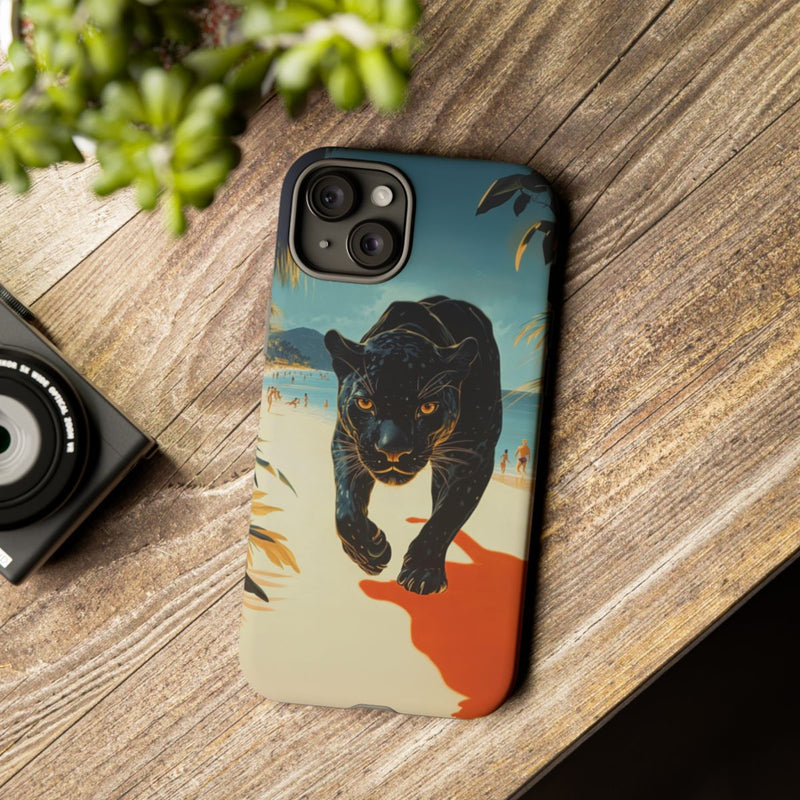 Zwarte Panter op het Strand