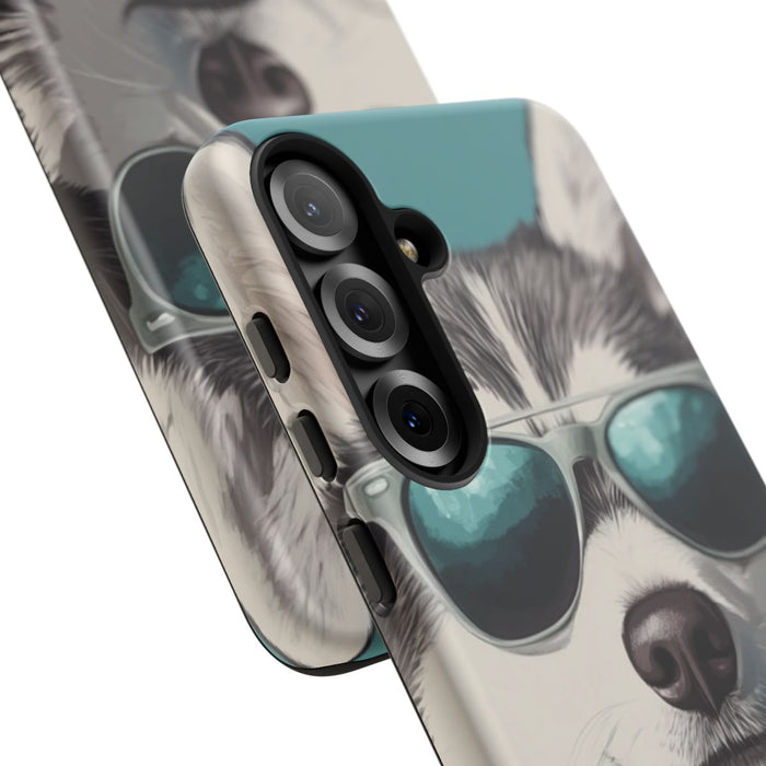 Stoere Husky met Zonnebril