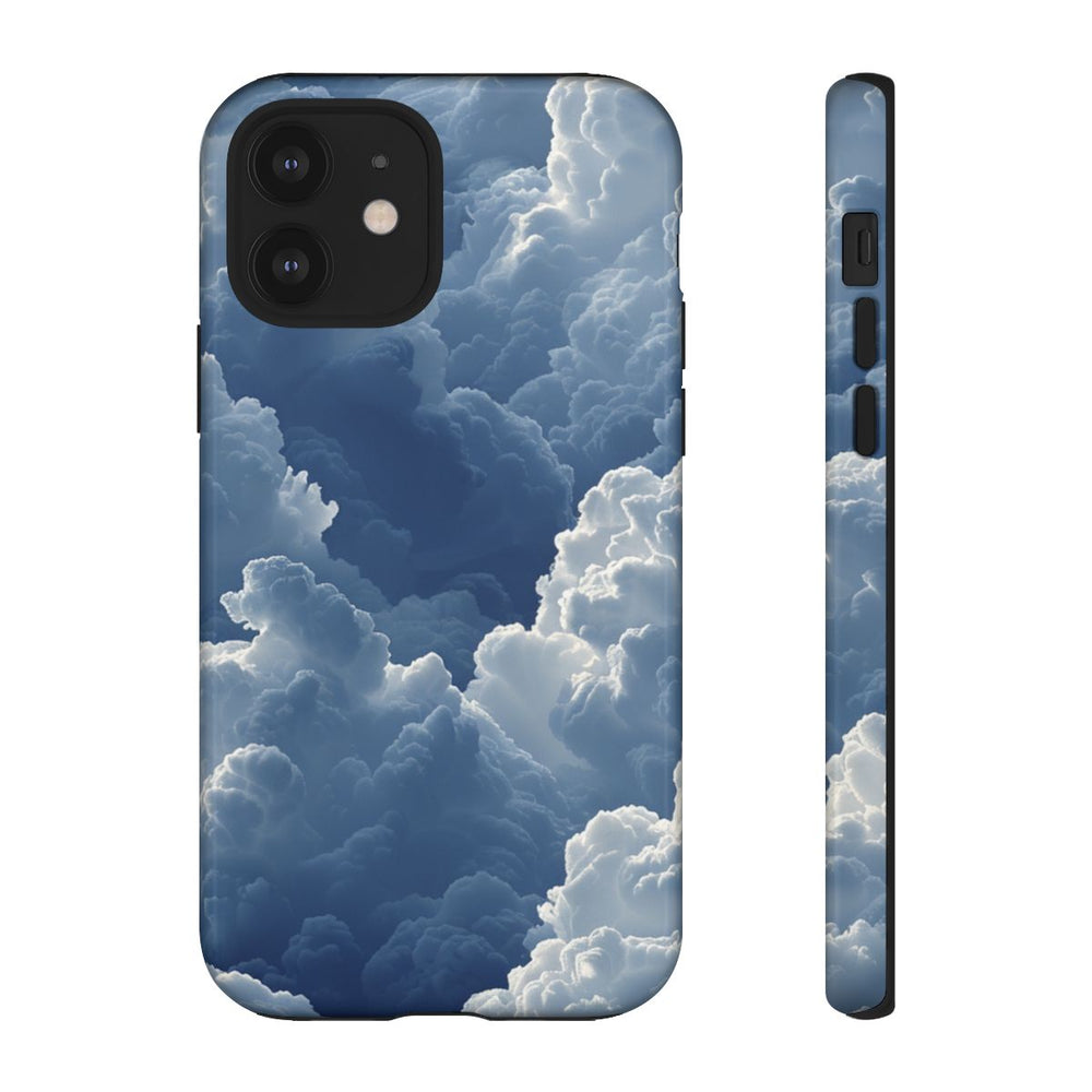 3D Blauw Wolkenpatroon