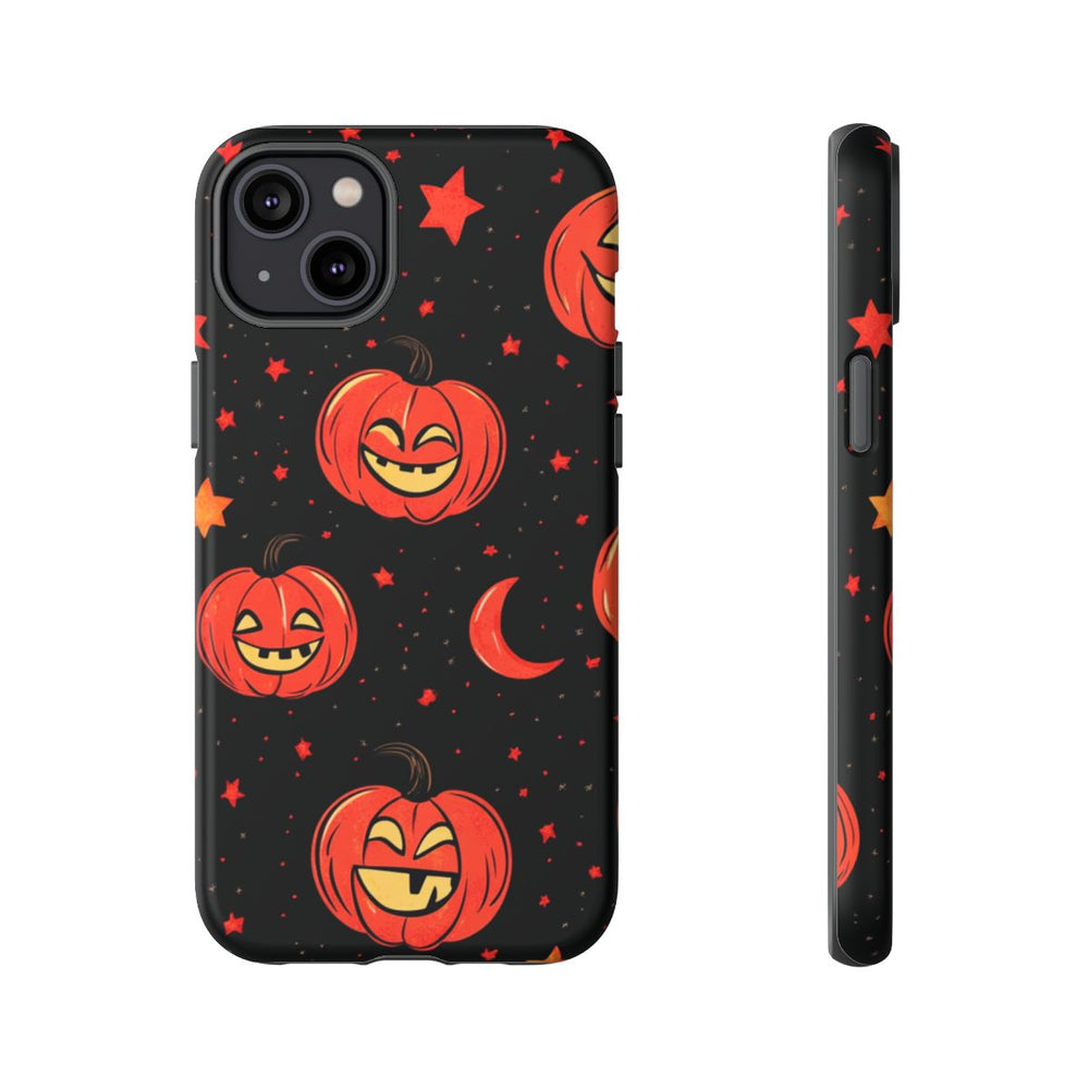 Lachende Pompoenen en Maanpatroon