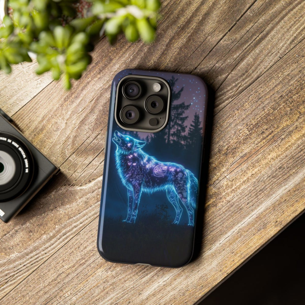 Gloeiende Wolf met Oeroude Symbolen