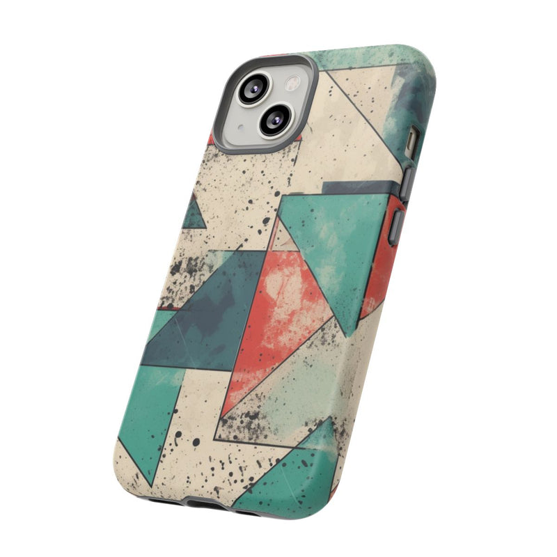 Abstract Geometrisch Patroon in Gedempte Kleuren