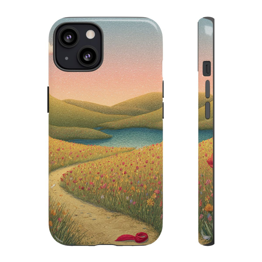 Sprookjesachtig Bloemenpad bij Meer