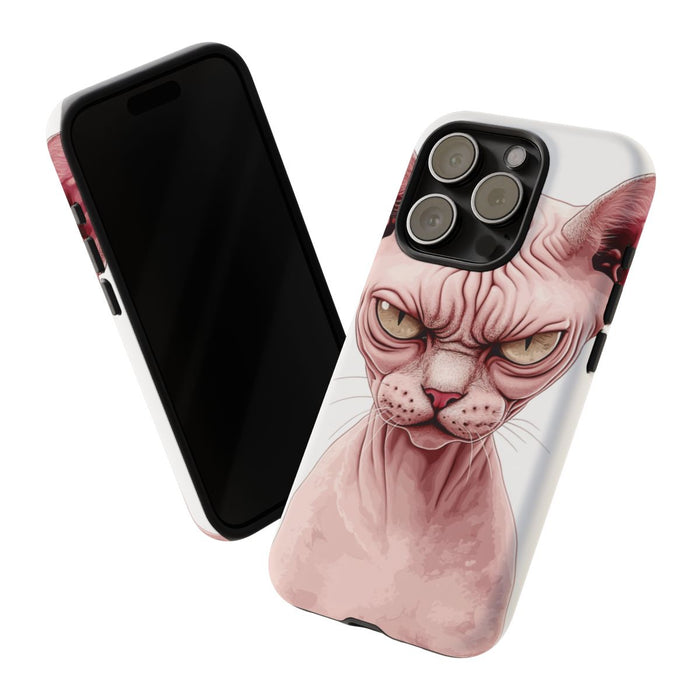 Roze Sphynx Kat Illustratie