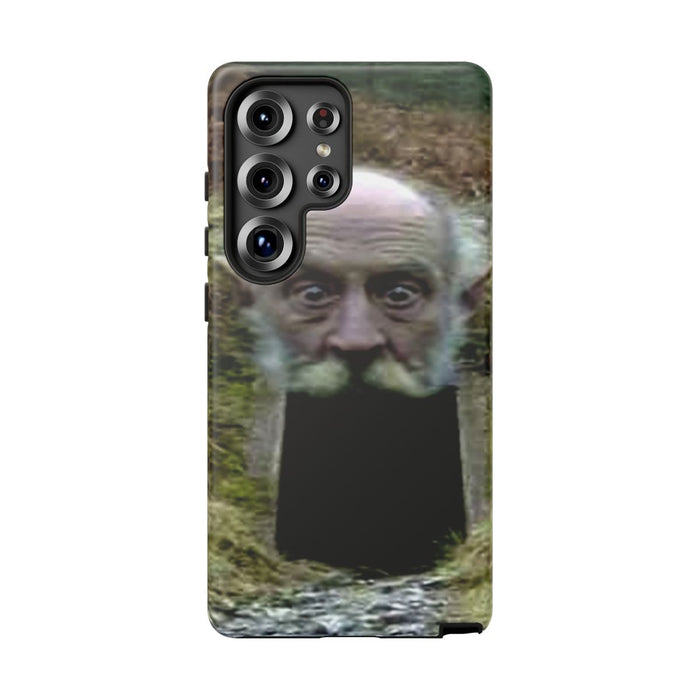 Surrealistische Reuzenhoofd-Toegang in de Natuur
