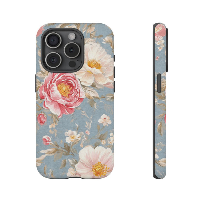 Romantisch Roze-Wit Bloemenpatroon
