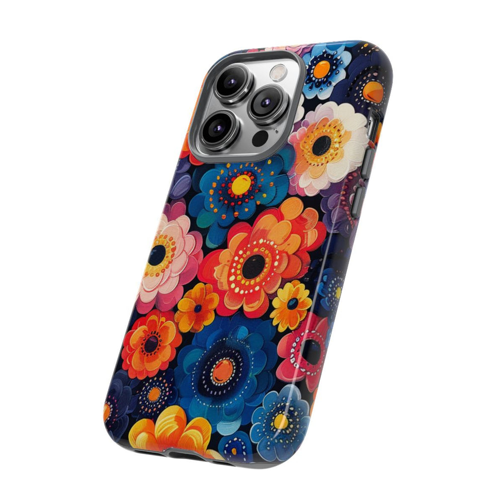 Levendig Abstract Bloemenpatroon