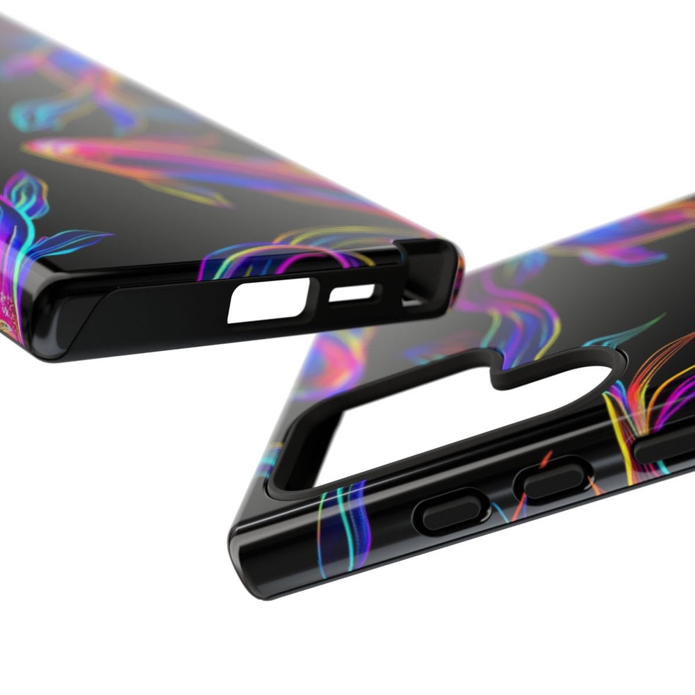 Neonkleurige Vissenpatroon
