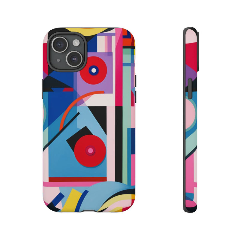 Abstracte Geometrische Vormen in Felle Kleuren