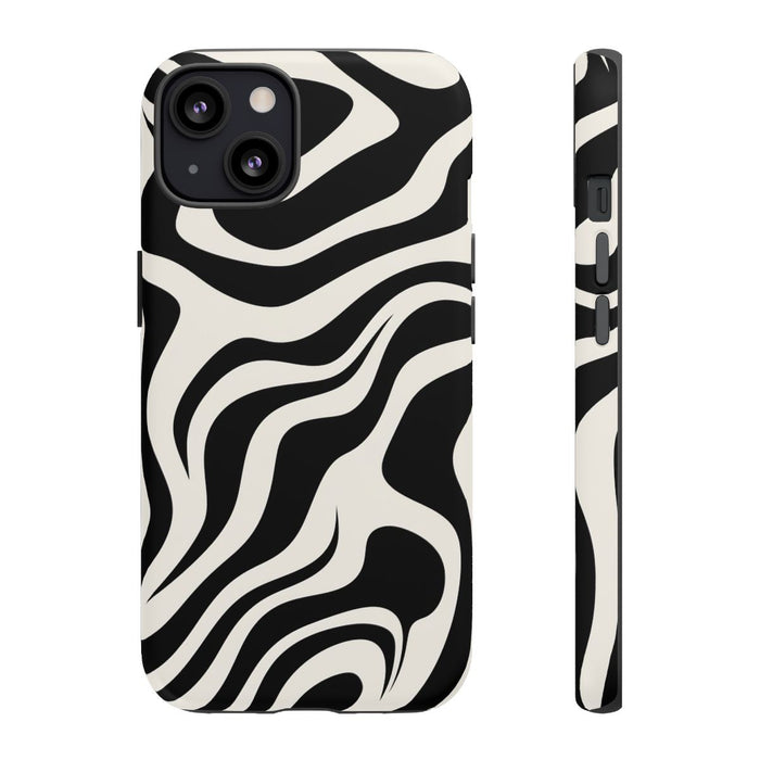 Zwart-Wit Abstract Zebra-Patroon