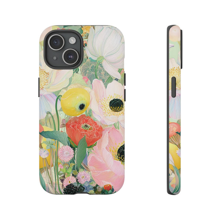 Lichte Pastelbloemen met Vogels