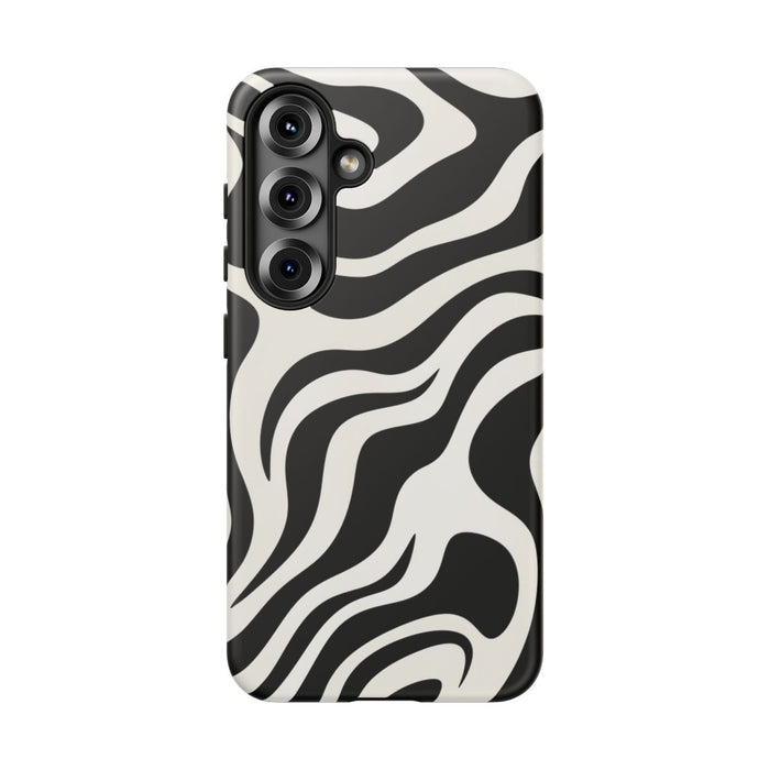 Zwart-Wit Abstract Zebra-Patroon