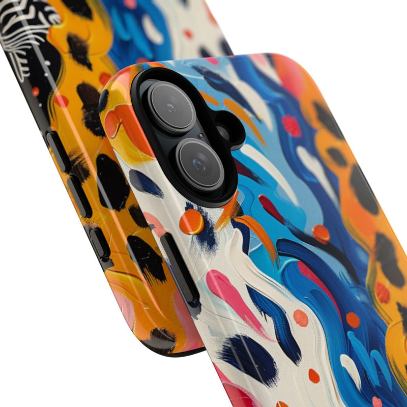 Abstract Kleurrijk Zebra Patroon