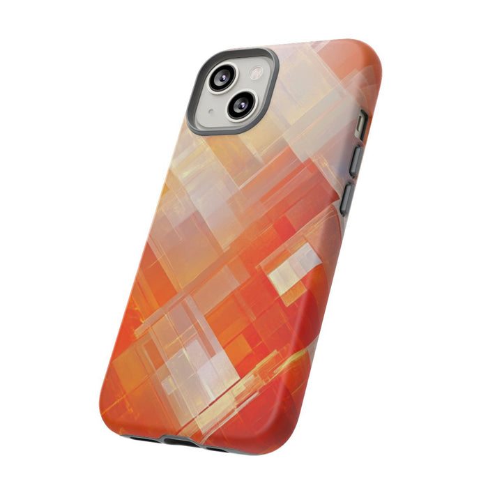 Abstract Geometrisch Oranje Patroon
