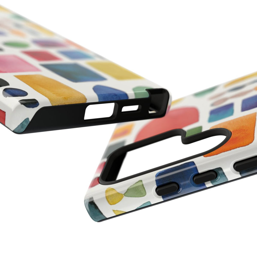 Kleurrijk Waterverf Geometrisch Patroon