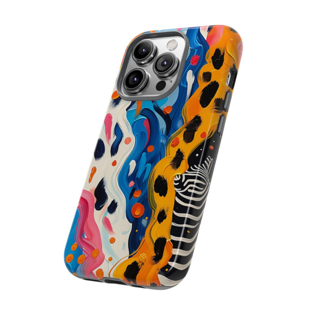 Abstract Kleurrijk Zebra Patroon