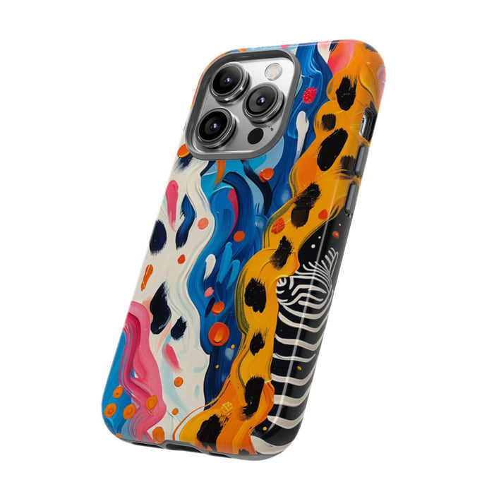 Abstract Kleurrijk Zebra Patroon